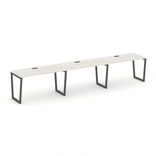 Style Project Рабочая станция 1 сторон. SN-4T2.ORS-031 Акация Лорка/Металл Антрацит/Заглушка Пластик фото 24