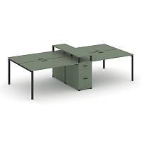 Бенч-система на 4 места с 1 опорной тумбой Concept CN.DRS-438