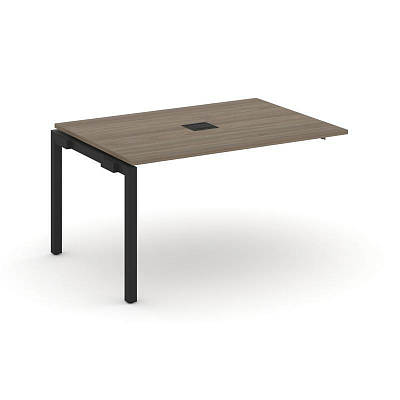 Style Project Проходной наб. элем. перег. стола SN-5P.NSPRG-003 Вяз Благородный/Металл Черный 1380*9