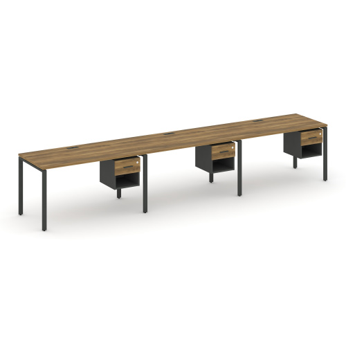 Бенч-система на 3 места с подвесными тумбами Concept CN.ORS-139