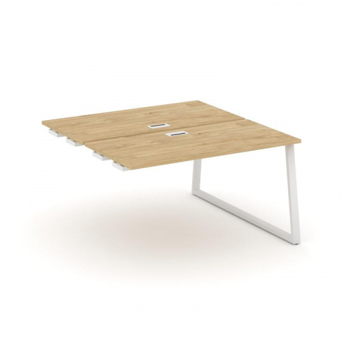 Style Project Стол-приставка к опор. элем. SN-6T1.DPRS-011 Акация Лорка/Металл Антрацит/Заглушка Пла фото 3