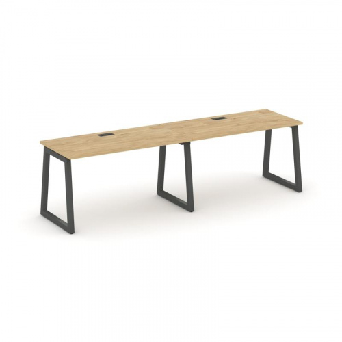 Style Project Рабочая станция 1 сторон. SN-5T1.ORS-014 Акация Лорка/Металл Антрацит/Заглушка Пластик фото 22