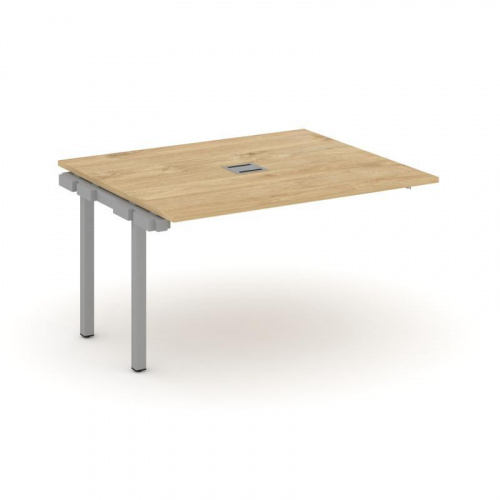 Style Project Проходной наб. элем. перег. стола SN-5P.NSPRG-032 Дуб Наварра/Металл Белый 1180*1180*7 фото 14