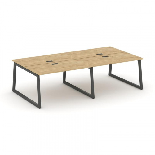 Style Project Рабочая станция 2-х сторон. SN-5T1.DRS-032 Акация Лорка/Металл Антрацит/Заглушка Пласт фото 22