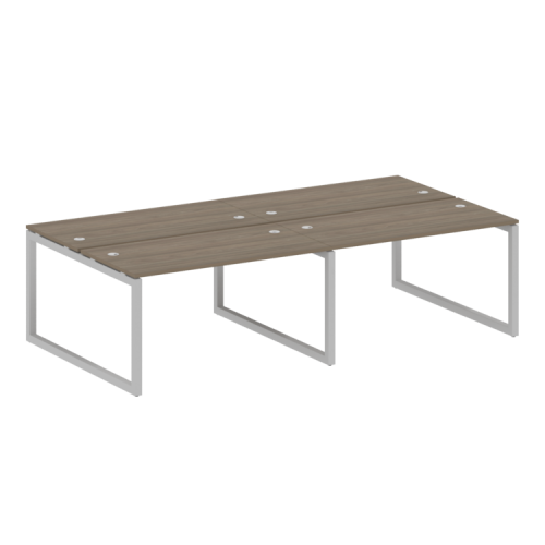 Бенч-система на 4 места на О-обр. м/к Metal System Quattro 50БО.СМ-4.3 