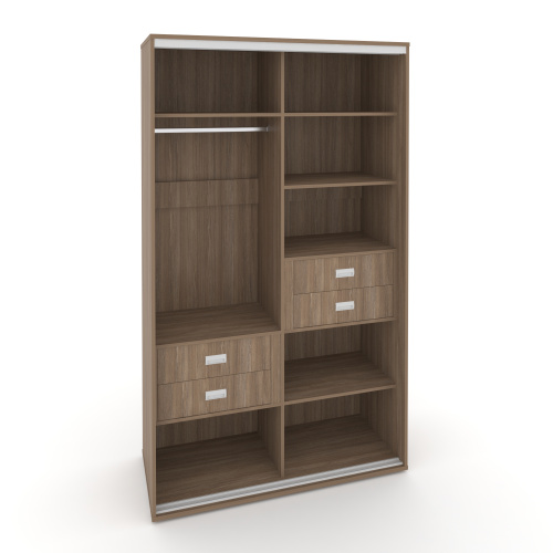 Корпус 2-х секционного шкафа высокого L=1400мм Maris SH.K2-4.1 K5 фото 6