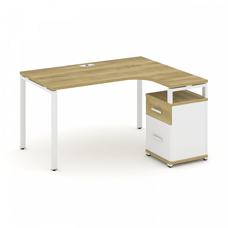 Стол эргономичный с опорной тумбой Concept CN.SA-306(R)