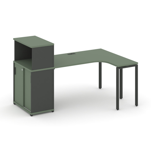 Стол эргономичный с опорным шкафом-купе Concept CN.SA-220(R) Стол эргономичный с опорным шкафом-купе Concept CN.SA-220(R)