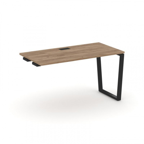 Style Project Стол-приставка к опор. элем. SN-6T2.OPRS-012 Акация Лорка/Металл Антрацит/Заглушка Пла фото 4