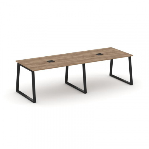 Style Project Стол переговорный SN-6T1.SPRG-012 Акация Лорка/Металл Антрацит/Заглушка Металл Антраци фото 10 Style Project Стол переговорный SN-6T1.SPRG-012 Акация Лорка/Металл Антрацит/Заглушка Металл Антраци фото 10