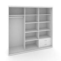 Корпус 3-х секционного шкафа низкого L=1769мм Maris SH.K3-2.2 K1