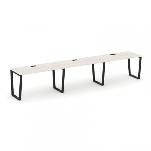 Style Project Рабочая станция 1 сторон. SN-6T2.ORS-031 Акация Лорка/Металл Антрацит/Заглушка Пластик фото 9