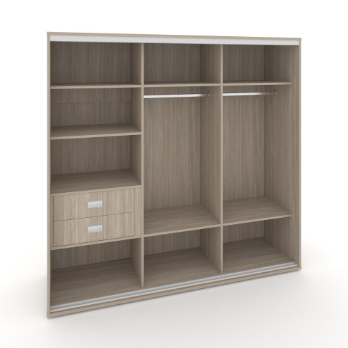 Корпус 3-х секционного шкафа низкого L=2519мм Maris SH.K3-7.2 K6 фото 6