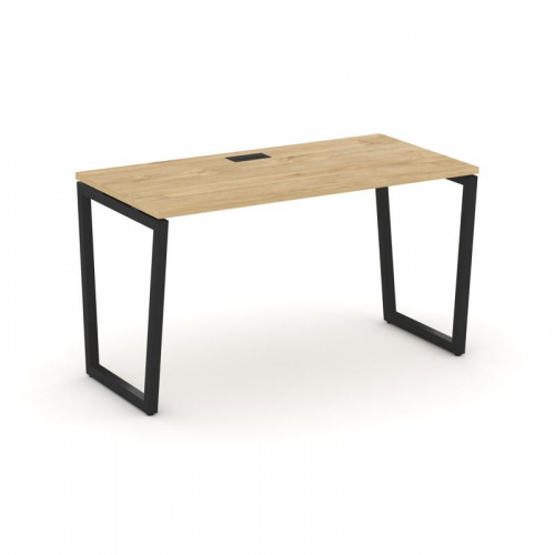 Style Project Стол письменный SN-4T2.SP-002 Акация Лорка/Металл Антрацит/Заглушка Пластик Черный 118