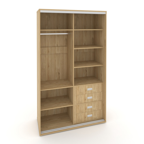 Корпус 2-х секционного шкафа высокого L=1300мм Maris SH.K2-3.1 K7 фото 3