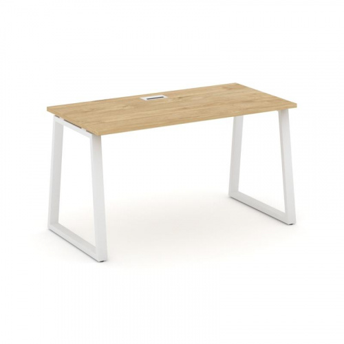 Style Project Стол письменный SN-6T1.SP-021 Акация Лорка/Металл Антрацит/Заглушка Пластик Черный 980 фото 3