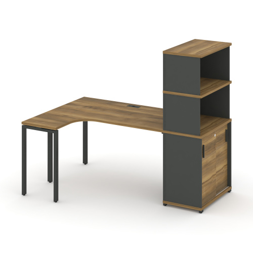 Стол эргономичный с опорным шкафом-купе Concept CN.SA-222(L) Стол эргономичный с опорным шкафом-купе Concept CN.SA-222(L)