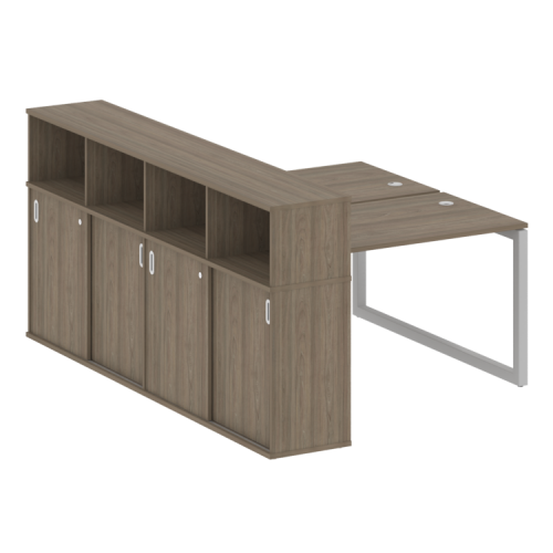 Бенч-система с шкафом-купе на О-обр. м/к Metal System Quattro 50БО.РС-СШК-4.2 фото 2 Бенч-система с шкафом-купе на О-обр. м/к Metal System Quattro 50БО.РС-СШК-4.2 фото 2