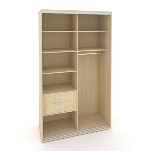 Корпус 2-х секционного шкафа высокого L=1100мм Maris SH.K2-1.1 K6