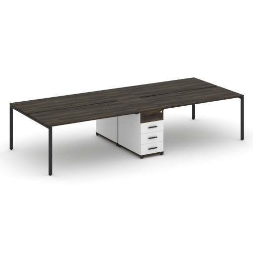 Бенч-система на 4 места с 1 опорной тумбой Concept CN.DRS-420 фото 9 Бенч-система на 4 места с 1 опорной тумбой Concept CN.DRS-420 фото 9