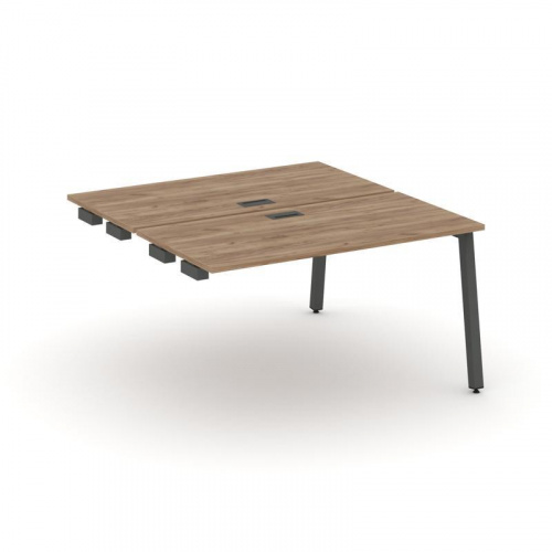 Style Project Стол-приставка к опор. элем. SN-5A.DPRS-002 Дуб Табак/Металл Белый 1180*1232*750 фото 23