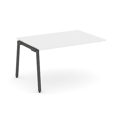 Style Project Проходной наб. элем. перег. стола SN-4A.NSPRG-001.3 Белый/Металл Антрацит 980*980*750