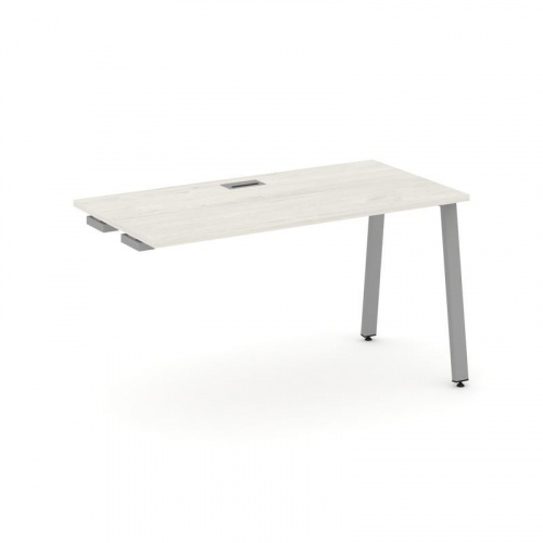 Style Project Стол-приставка к опор. элем. SN-6A.OPRS-014 Дуб Табак/Металл Белый 1580*700*750 фото 3 Style Project Стол-приставка к опор. элем. SN-6A.OPRS-014 Дуб Табак/Металл Белый 1580*700*750 фото 3