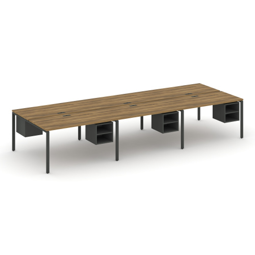 Бенч-система на 6 мест с подвесными тумбами Concept CN.DRS-147 Бенч-система на 6 мест с подвесными тумбами Concept CN.DRS-147