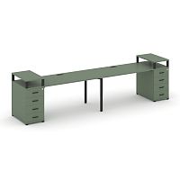 Бенч-система на 2 места с 2 опорными тумбами Concept CN.ORS-428