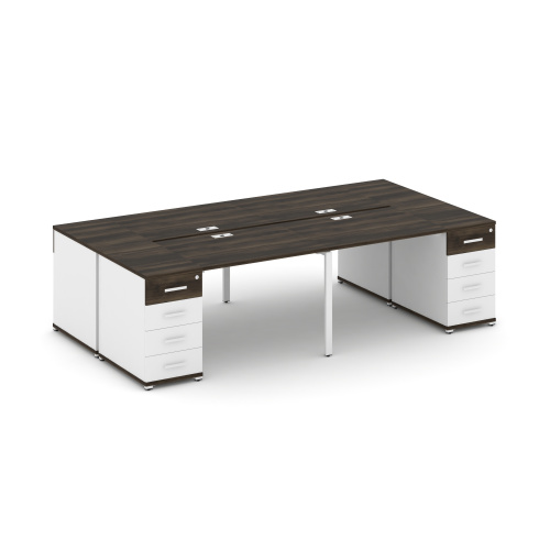 Бенч-система на 4 места с 2 опорными тумбами Concept CN.DRS-425 фото 10 Бенч-система на 4 места с 2 опорными тумбами Concept CN.DRS-425 фото 10