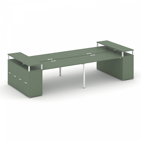 Бенч-система с опорными распашными шкафами Concept CN.DRS-265