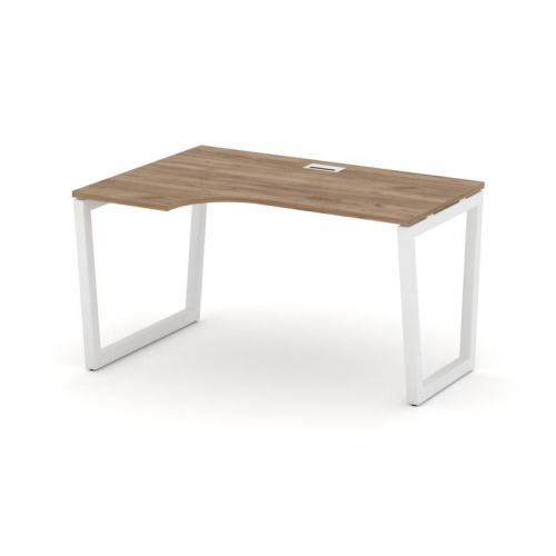 Style Project Стол рабочий эргоном. SN-5T2.SPA-002(L) Акация Лорка/Металл Антрацит/Заглушка Пластик фото 11