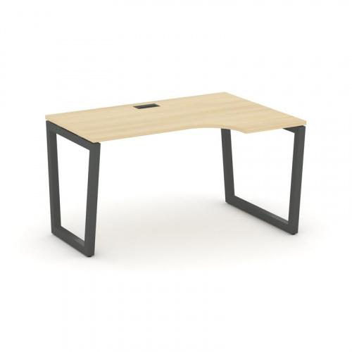 Style Project Стол рабочий эргоном. SN-5T2.SPA-021(R) Акация Лорка/Металл Антрацит/Заглушка Пластик фото 28