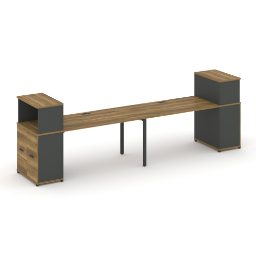 Бенч-система с опорными распашными шкафами Concept CN.ORS-225 Бенч-система с опорными распашными шкафами Concept CN.ORS-225