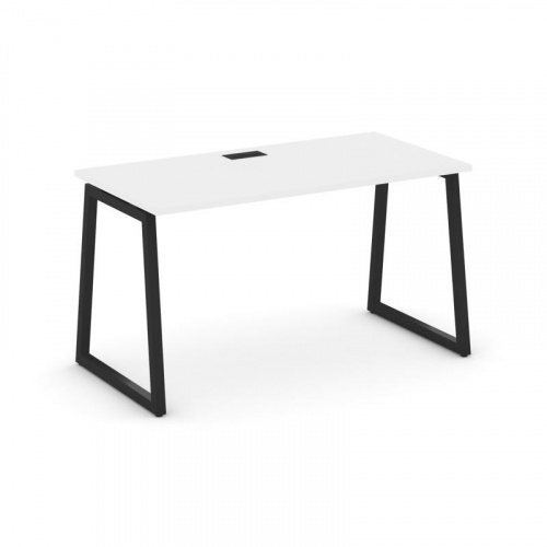 Style Project Стол письменный SN-4T1.SP-001 Акация Лорка/Металл Антрацит/Заглушка Пластик Черный 980 фото 4