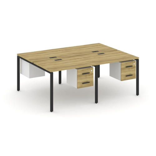 Бенч-система на 4 места с подвесными тумбами Concept CN.DRS-133 фото 6 Бенч-система на 4 места с подвесными тумбами Concept CN.DRS-133 фото 6