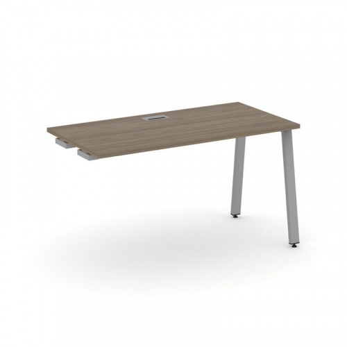 Style Project Стол-приставка к опор. элем. SN-6A.OPRS-014 Дуб Табак/Металл Белый 1580*700*750 Style Project Стол-приставка к опор. элем. SN-6A.OPRS-014 Дуб Табак/Металл Белый 1580*700*750