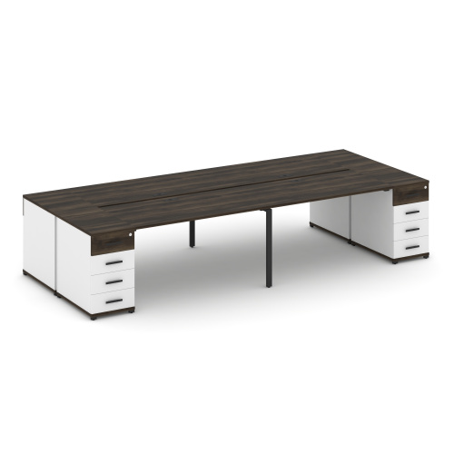 Бенч-система на 4 места с 2 опорными тумбами Concept CN.DRS-427 фото 9 Бенч-система на 4 места с 2 опорными тумбами Concept CN.DRS-427 фото 9