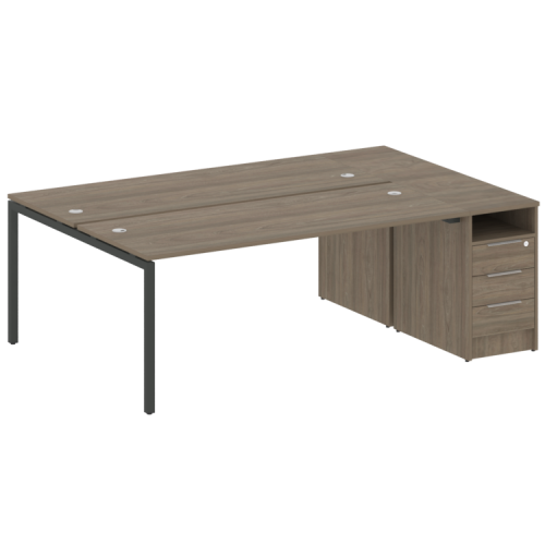 Бенч-система с тумбой на П-обр. м/к Metal System Quattro 40БП.РС-СТП-2.5 фото 2