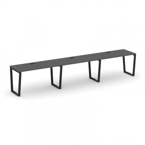 Style Project Рабочая станция 1 сторон. SN-6T2.ORS-031 Акация Лорка/Металл Антрацит/Заглушка Пластик фото 8