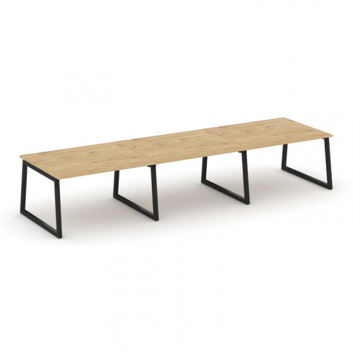 Style Project Стол переговорный SN-5T1.SPRG-052.3 Акация Лорка/Металл Антрацит 3540*1180*750 фото 3 Style Project Стол переговорный SN-5T1.SPRG-052.3 Акация Лорка/Металл Антрацит 3540*1180*750 фото 3