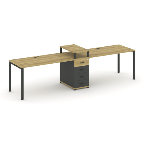 Бенч-система на 2 места с 1 опорной тумбой Concept CN.ORS-420 фото 4 Бенч-система на 2 места с 1 опорной тумбой Concept CN.ORS-420 фото 4