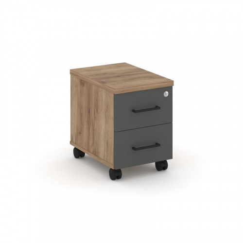 Style Project Тумба мобильная з/с ЛХДФ SN.TM-003 Акация Лорка/Черный Ручки 320*460*437 фото 7 Style Project Тумба мобильная з/с ЛХДФ SN.TM-003 Акация Лорка/Черный Ручки 320*460*437 фото 7