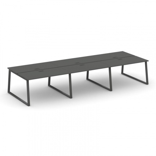 Style Project Рабочая станция 2-х сторон. SN-6T1.DRS-072 Акация Лорка/Металл Антрацит/Заглушка Пласт фото 27