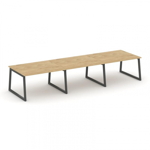 Style Project Стол переговорный SN-5T1.SPRG-052.3 Акация Лорка/Металл Антрацит 3540*1180*750 фото 7 Style Project Стол переговорный SN-5T1.SPRG-052.3 Акация Лорка/Металл Антрацит 3540*1180*750 фото 7