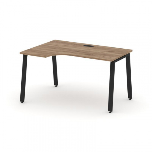 Style Project Стол рабочий эргоном. SN-6A.SPA-002(L) Дуб Наварра/Металл Белый 1580*600/980*750 фото 4 Style Project Стол рабочий эргоном. SN-6A.SPA-002(L) Дуб Наварра/Металл Белый 1580*600/980*750 фото 4