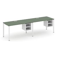 Бенч-система на 2 места с подвесными тумбами Concept CN.ORS-107