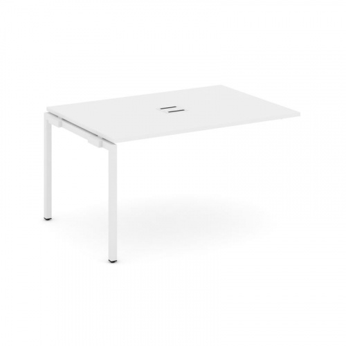 Style Project Проходной наб. элем. перег. стола SN-4P.NSPRG-004 Акация Лорка/Металл Белый 1580*980*7