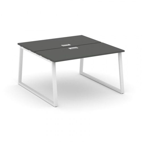 Style Project Рабочая станция 2-х сторон. SN-6T1.DRS-021 Акация Лорка/Металл Антрацит/Заглушка Пласт фото 19