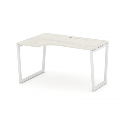 Style Project Стол рабочий эргоном. SN-4T2.SPA-002(L) Акация Лорка/Металл Антрацит/Заглушка Пластик фото 12